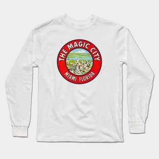 1948 Miami the Magic City Long Sleeve T-Shirt